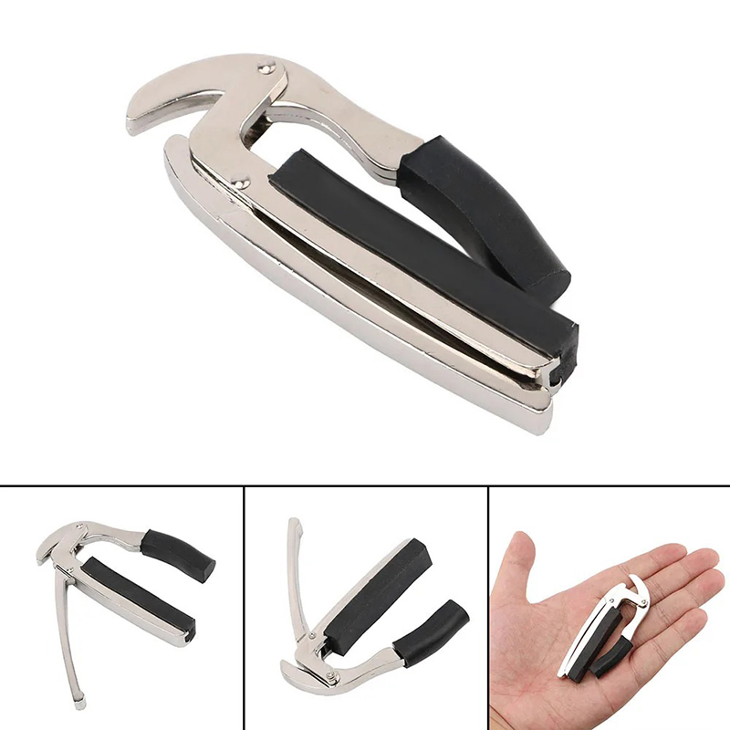 Detalles de Capodastro de Guitarra Modelo Mini Pinza Flexible
