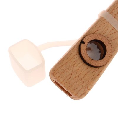 Detalles de Kazoo Acústico de Madera Natural - Diseño Clásico y Sonido Auténtico - ¡Completo!