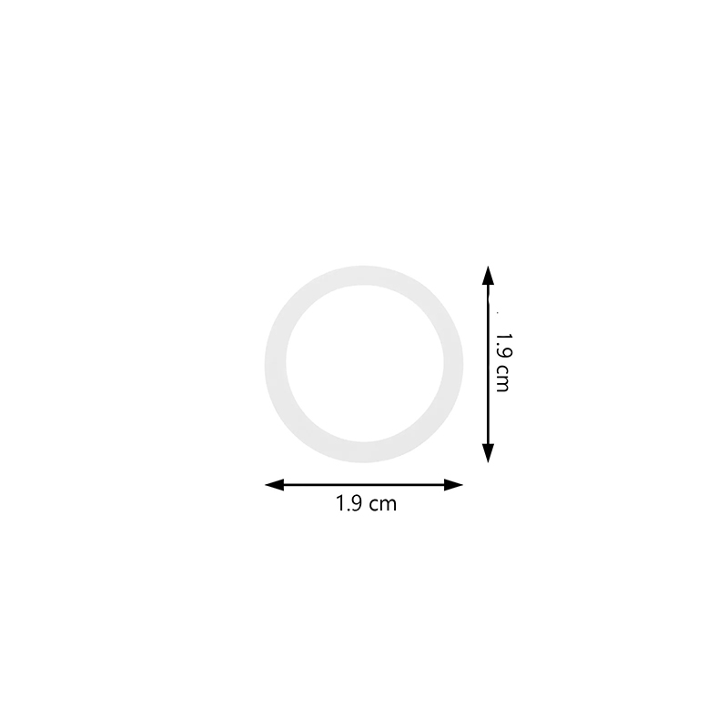 Dimensiones Membranas para Kazoo - Paquete de 60 Discos Resonadores Premium