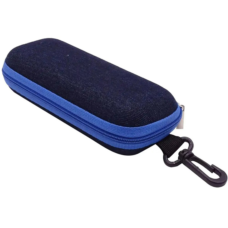 Estuche Rígido para Kazoo - Funda de Transporte Antigolpes con Mosquetón de Color Azul