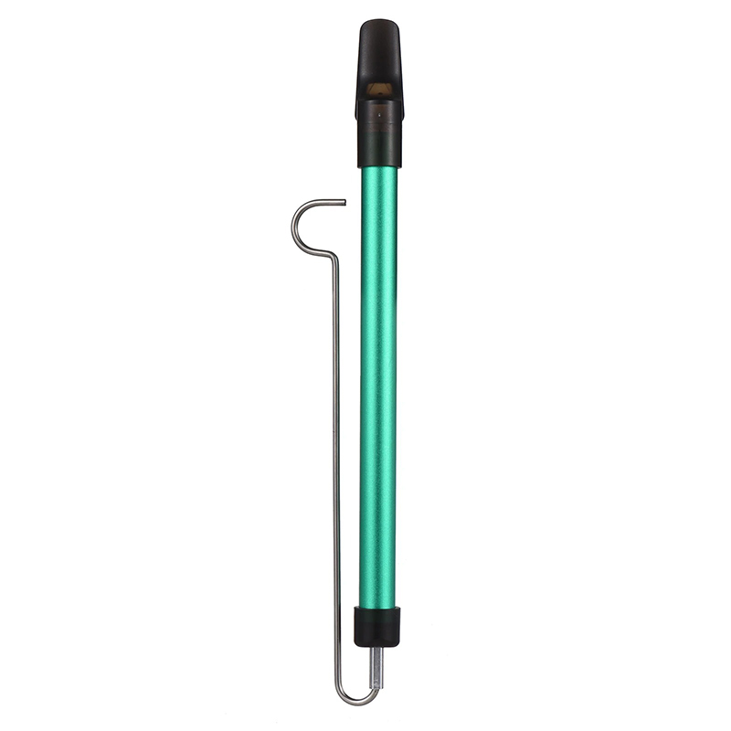 Flauta de Varilla Cromática Ajustable - Calentamiento Vocal y Aprendizaje Musical de Color Verde