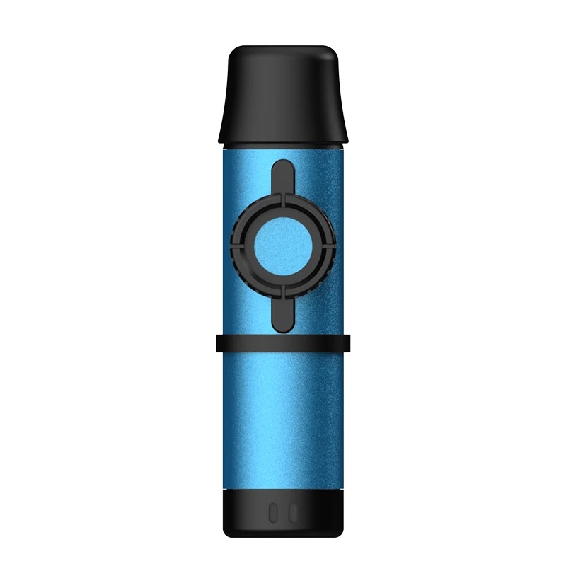 Kazoo Metálico Ajustable - Sonido Profesional y Diseño Premium - Color Azul