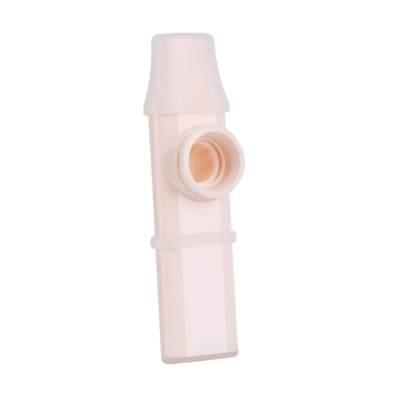Kazoo Polivalente con Sonido Puro y Boquilla para Flauta Dulce de Color Rosa