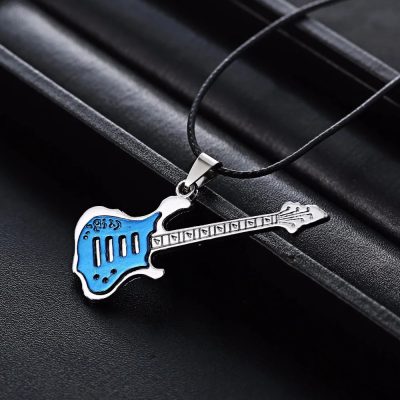 Magnífico Colgante de Guitarra Rock 'Solo Cromático' en 2 colores a elegir