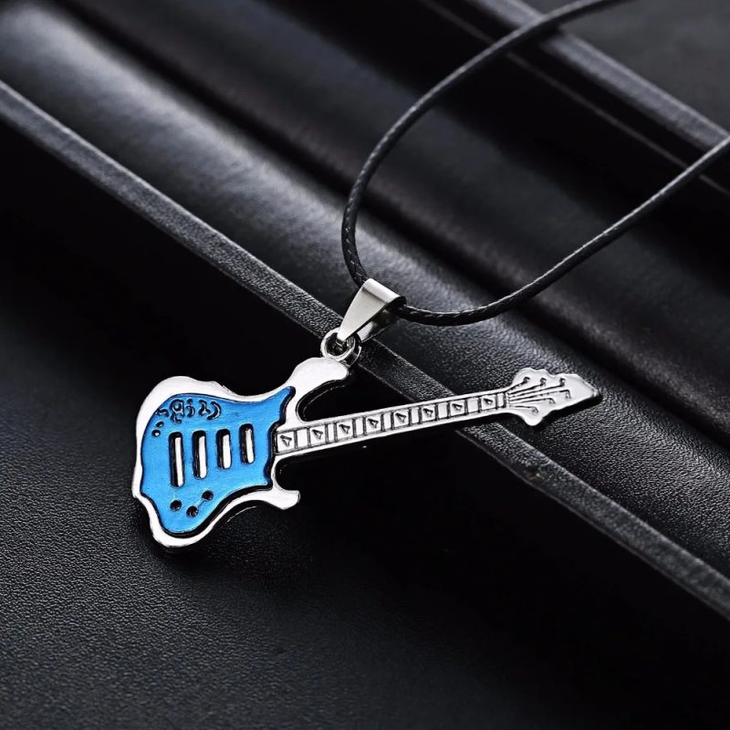Magnífico Colgante de Guitarra Rock 'Solo Cromático' en 2 colores a elegir