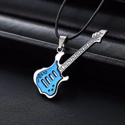 Magnífico Colgante de Guitarra Rock 'Solo Cromático' - 2 colores a elegir