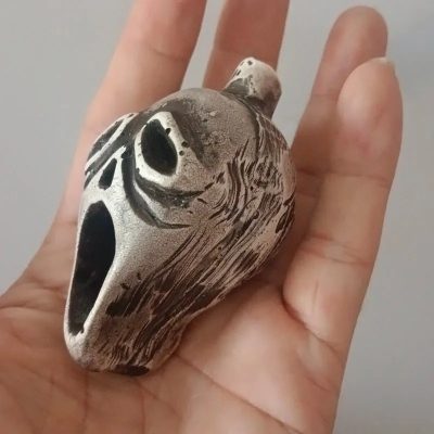 Ocarina - Cráneo de Cuervo Silbato del Mensajero Oscuro
