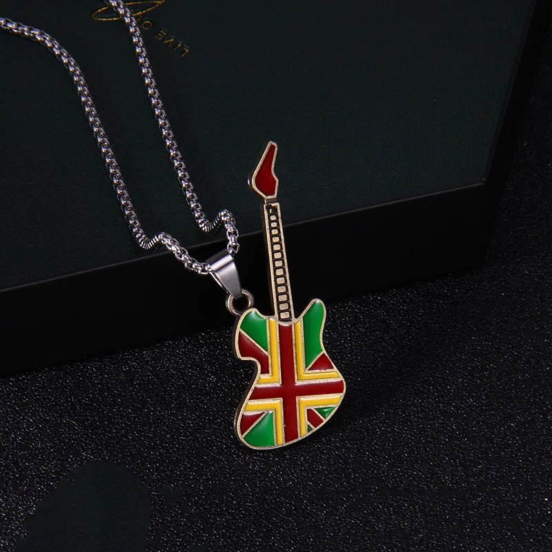 Colgante de Guitarra Rock - Rebelde Rasta