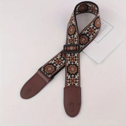 Correa de Guitarra Vintage con Flores Andinas