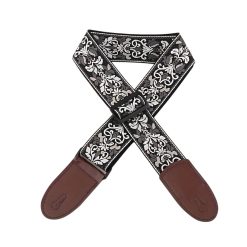 Sangle - Correa de Guitarra Vintage con Arabescos Nocturnos