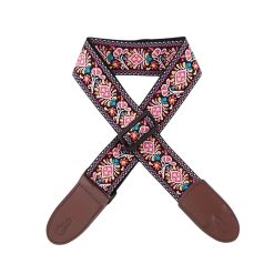 Correa - de Guitarra Vintage Rosa Bohemia