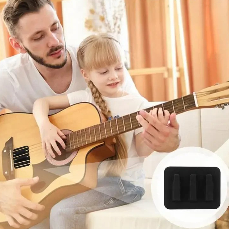 Silencioso - Guitarra Acústica - Sordina de Silicona Mute Pad Flex para Reducción de Ruido