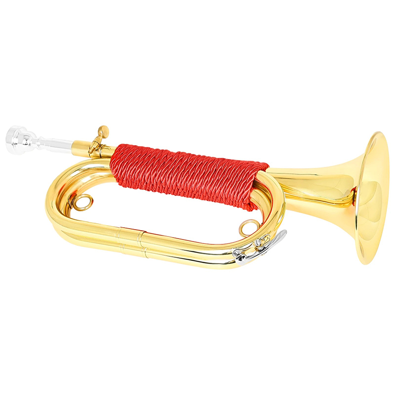 Avant Bugle de Marcha Español - Latón Dorado con Funda Instrumentos de Viento