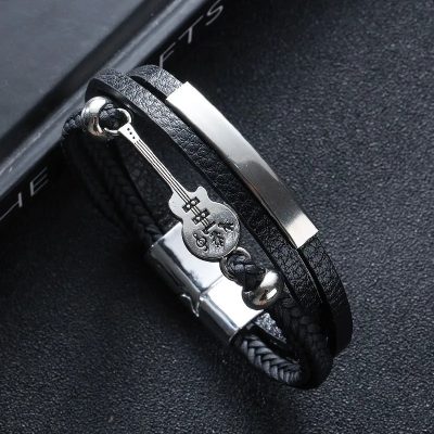 Pulsera Guitare Nashville de color Negro