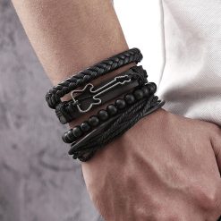 Pulsera de Traste de Guitarra de Rock Oscuro