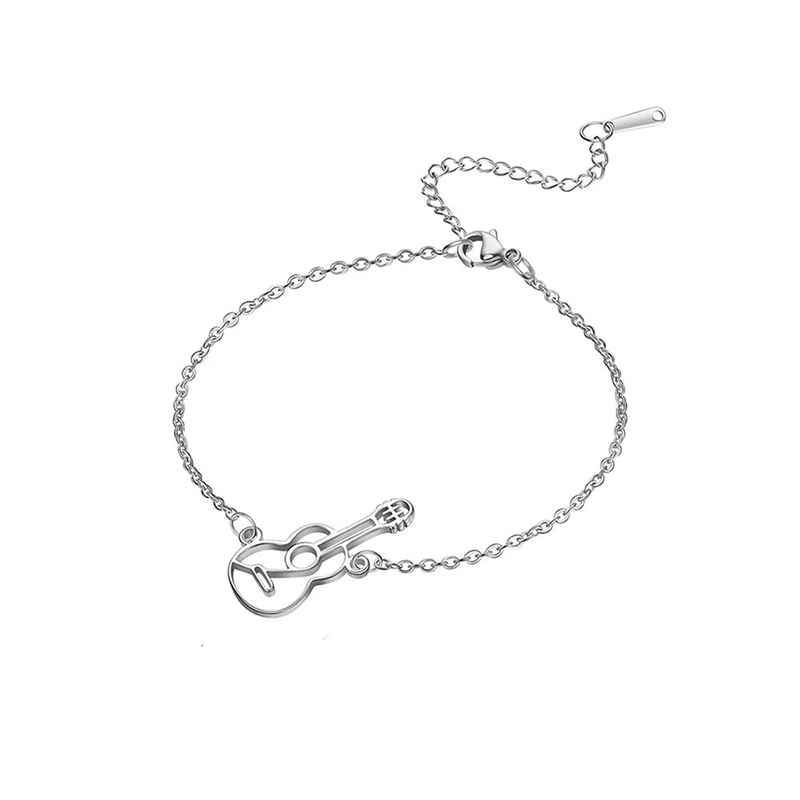 Pulsera Guitare Unplugged modelo 2 de color Plata