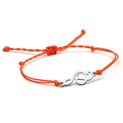 Pulsera Musical Línea Melódica Color Rojo