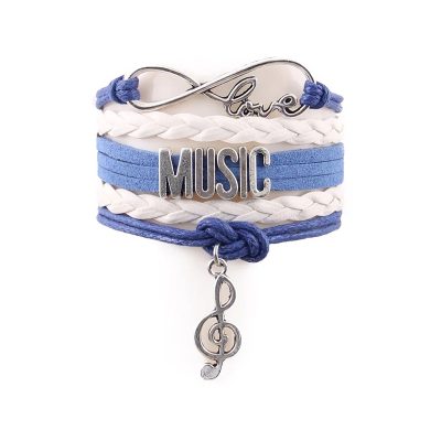 Pulsera Musique Love & Melody de color azul