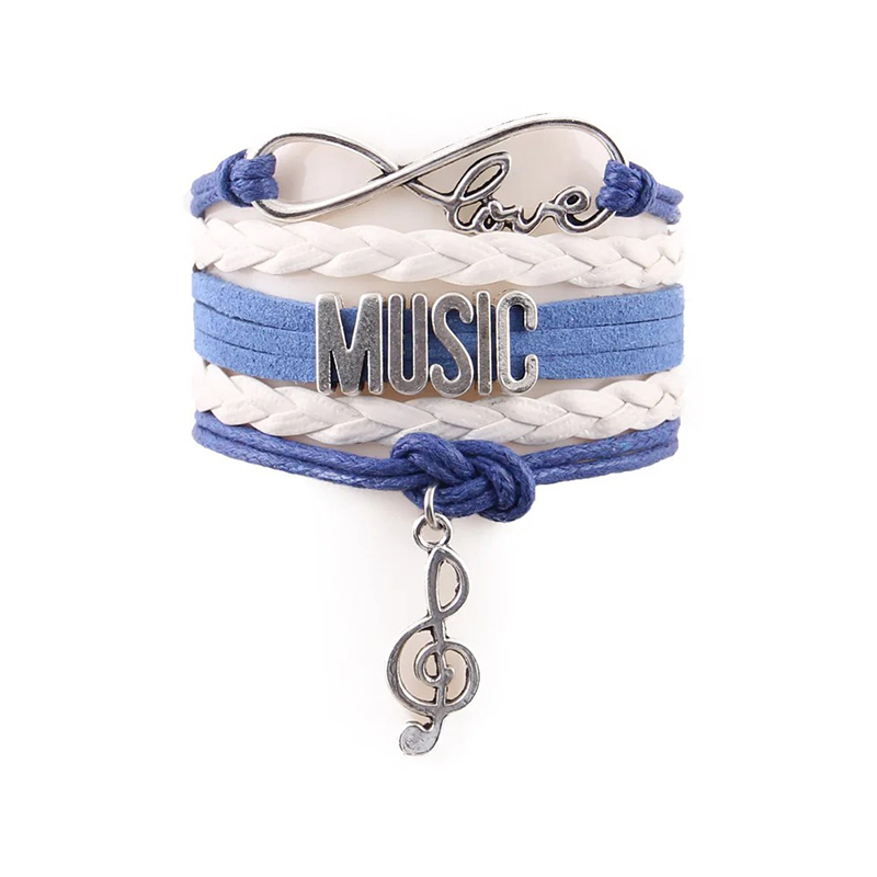 Pulsera Musique Love & Melody de color azul