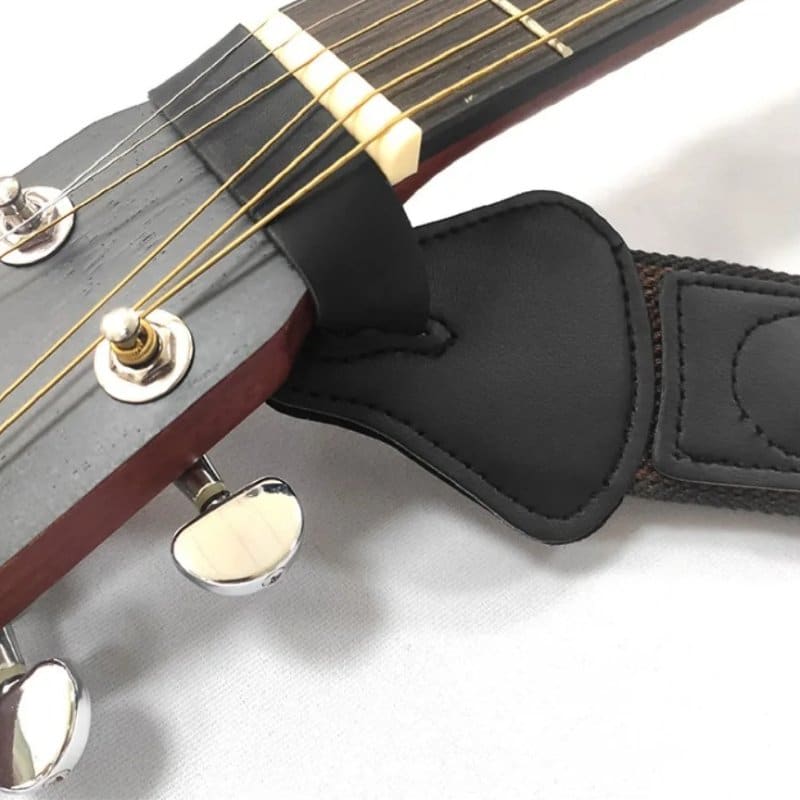 Detalles completos de la Correa de Guitarra Clásica en Marrón Café