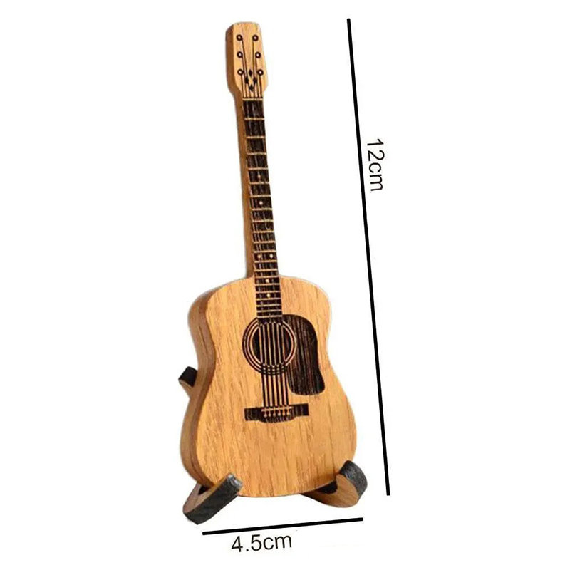 Dimensiones de la caja de púas de guitarra acústica de madera Corazón del Luthier