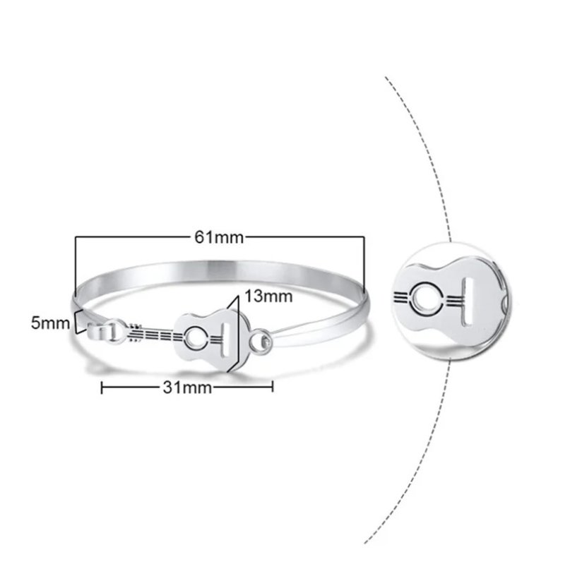 Dimensiones Pulsera Guitarra Arpegio
