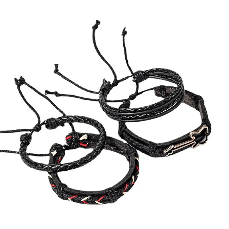 Magnífico Brazalete de Guitarra Rock - Trío Tribal Eléctrico