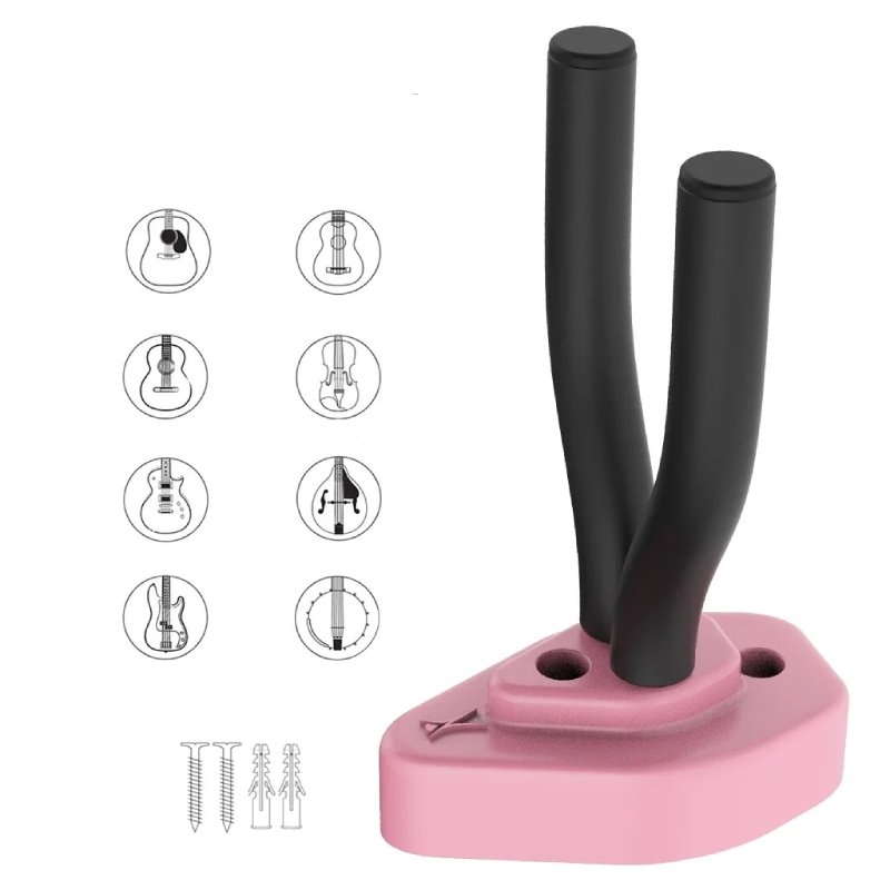 Magnífico Soporte de Pared para Guitarra "Pink Candy