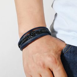 Pulsera Vue Portée con Clave de Sol Rock en color Negro Armonía, ¡3 colores a elegir!