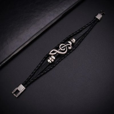 Vista general de la pulsera Clave de Sol Rock Eco Musical
