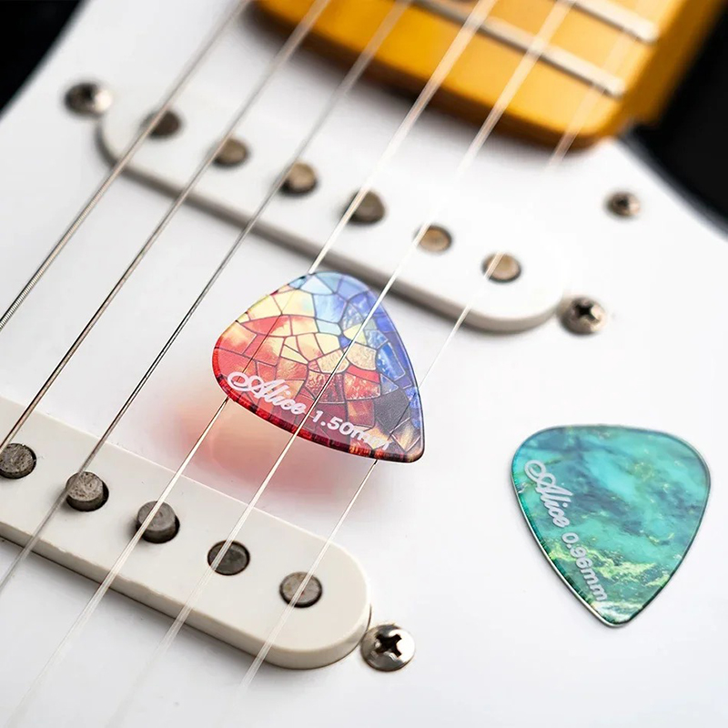 Avant Púas de Guitarra - Temática Psicodélica - Lote Reflejos Cromáticos (10 o 20 piezas)