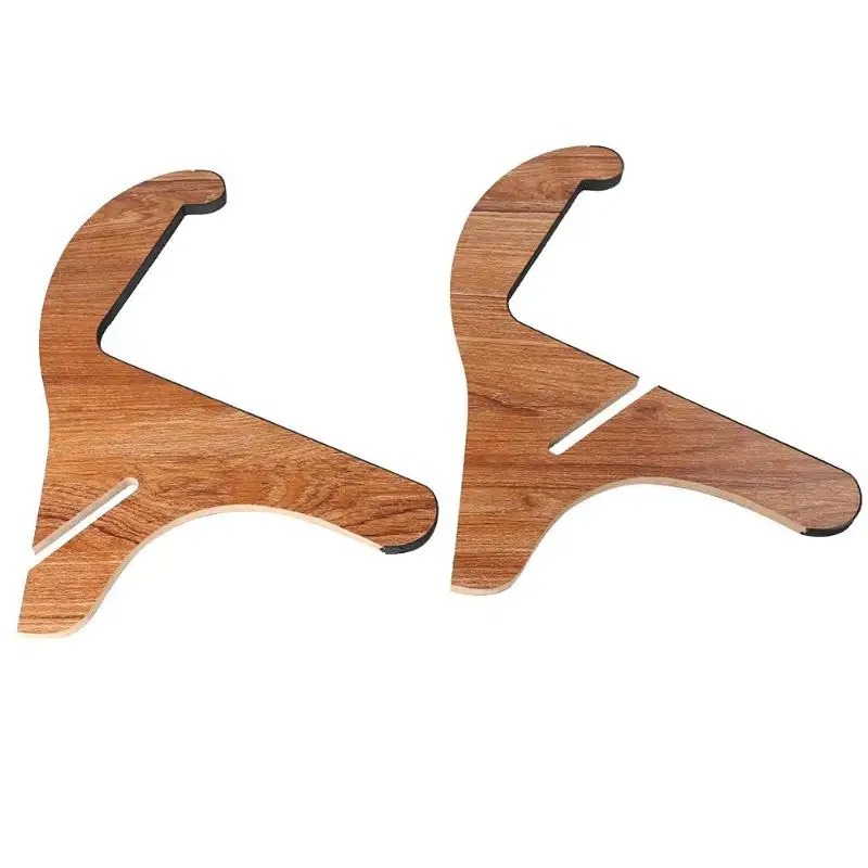 Detalles de Soporte de Guitarra en Madera con Diseño en Forma de X