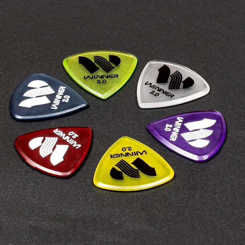 Púas de Guitarra - de Policarbonato 2.0mm - ¡6 o 12 piezas!