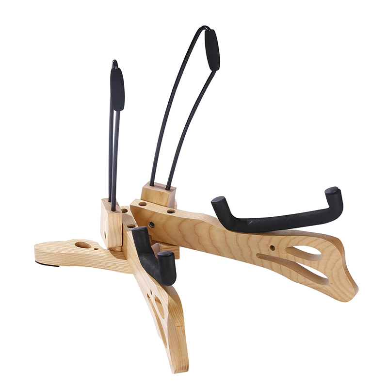 Soporte para Guitarra de Madera Maciza - Diseño Articulado de Lujo y Ultra-Estable Modelo 1