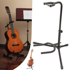 Soporte de Guitarra Ajustable con Gancho Antideslizante - Soporte Universal para Guitarra, Banjo y Viola