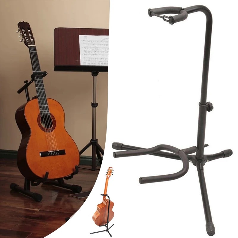 Soporte de Guitarra Ajustable con Gancho Antideslizante - Soporte Universal para Guitarra, Banjo y Viola