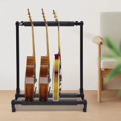 Soporte de Guitarras de Metal Negro "5 Plazas Studio Pro"