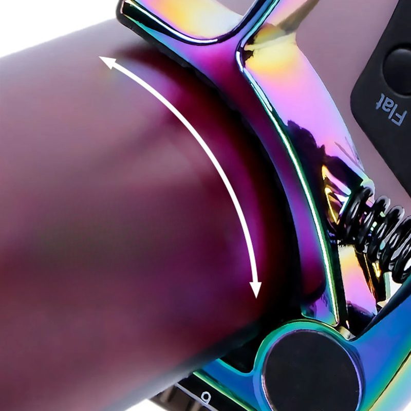 Détails Capodastre Guitare Intelligent 2-en-1 avec Accordeur LED Rechargeable USB-C