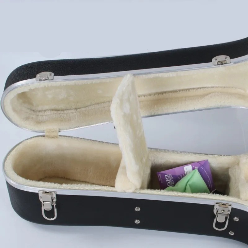 Étui Guitare - Acoustique Rigide 40-41 Pouces, Hardshell Case ABS avec Sangles Sac à Dos Couleur