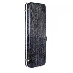 Étui Guitare Basse Électrique Rigide Hardshell Case, Coque ABS pour Precision Bass et Jazz Bass, Intérieur Peluche
