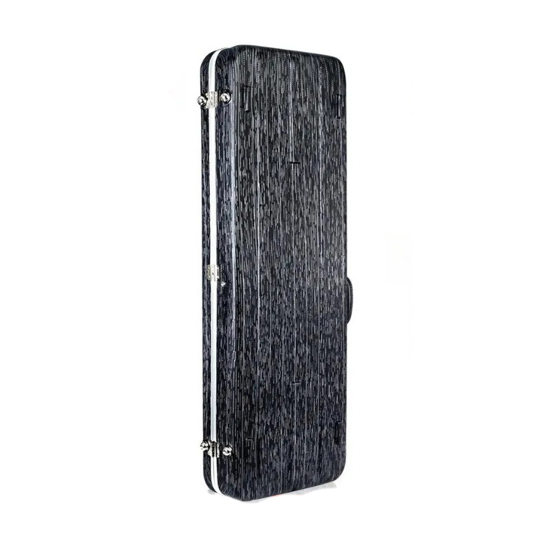 Étui Guitare Électrique Rigide Hardshell Case, Coque ABS pour Stratocaster et Telecaster, Intérieur Peluche