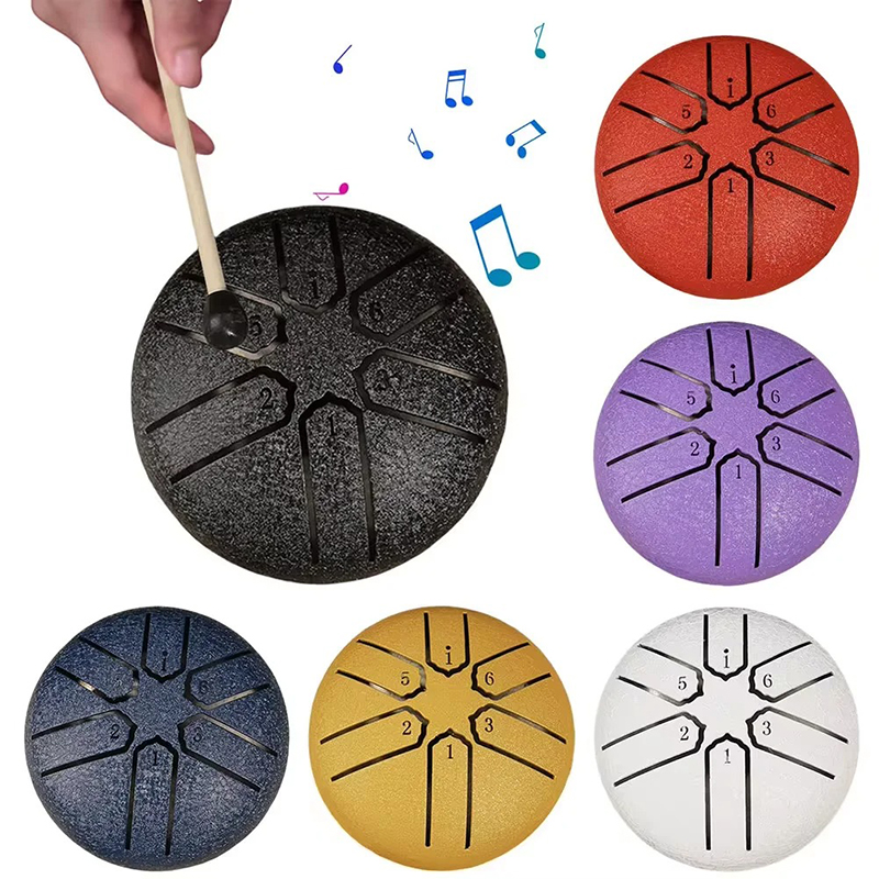 Mini Tongue Drum 6 Notes - Tambour Mélodique ZenTone