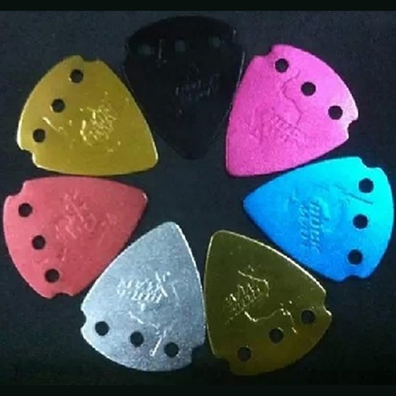 Détails Lot de 10 médiators en alliage d'aluminium métal pour basses électriques