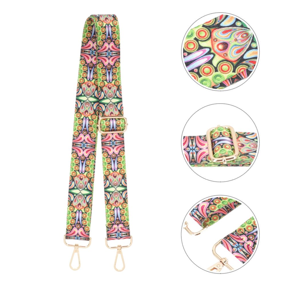 Détails Sangle de Banjo ajustable avec motifs Floraux imprimés