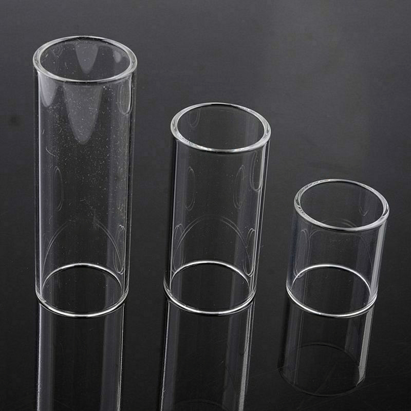 Détails bottleneck Guitare en verre transparent lot de 3 pièces
