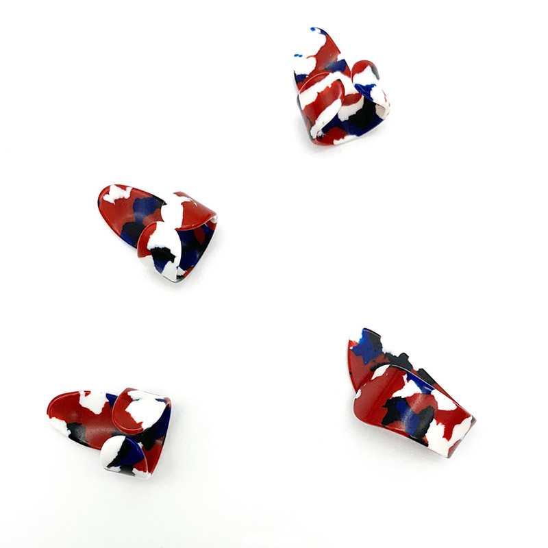 Ensemble de 4 médiators médiator pour + 3 médiators 3 doigts - couleur france