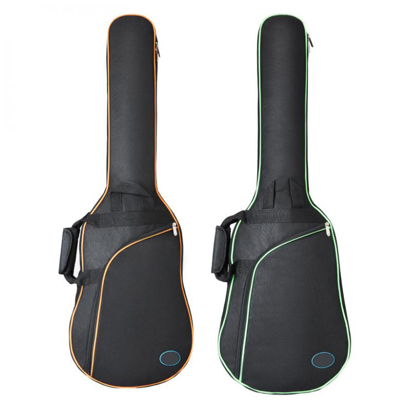 Housse de guitare en tissu Oxford - bord coloré - 2 couleurs au choix