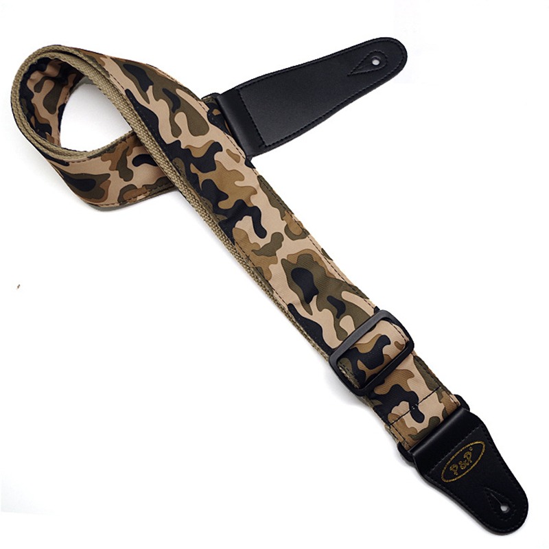 Sangle de guitare acoustique - Motif camouflage