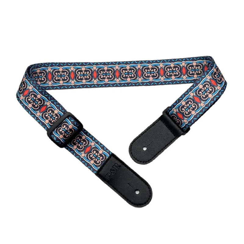 Sangle en tissu motif ethnique - rétro