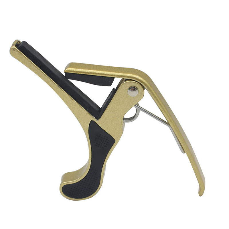 capodastre pour guitare en alliage de zinc - couleur or